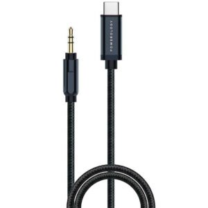 [:en]Powerology Braided Audio Type-C to 3.5mm AUX Cable - 1.2m[:ar]كApple صوت مضفر Powerology تايب سى الى 3.5 ملم بطول 1.2 متر