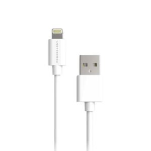 [:en]Powerology USB-A to Lightning Cable 1.2M[:ar]Powerology كApple شحن ونقل بيانات USB-A إلى Lightning بـ طول 1.2 متر - أبيض