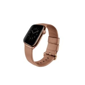 [:en]Uniqu Mondain Apple Watch 4 Genuine Leather Strap 40-38mm[:ar]يونيك Mondain سوار جلدي لـ ساعة Apple 4 - -40 مم - مرجاني