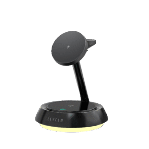 [:en]Levelo Sienese 3 In 1 Wireless Charger[:ar]ليفيلو سينيز قاعدة شحن لاسلكي 3 في 1 بـ لون أسود