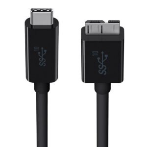 [:en]Belkin 3.1 USB-C™ to Micro-B Cable (USB Type-C™)[:ar]Belkin 3.1 USB-C™ to Micro-B Cable (USB Type-C™) - Black