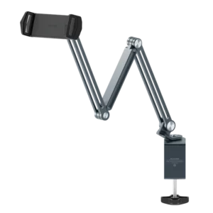 [:en]Momax KH15E Multi-Stand Full Motion Tablet Desk Mount[:ar]موماكس KH15E حامل مكتبي متعدد الحركة وكامل الحركة للتAppleت - بـ لون رمادي