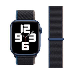 [:en]Apple Strap 40mm Sport Loop | Charcoal Grey[:ar]Apple Strap 40mm Sport Loop | Charcoal Grey