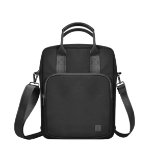 [:en]wiwu Alpha Vertical Double Layer Bag[:ar]ويوي ألفا حقيبة مزدوجة الطبقات مخصصة لآيباد مقاس 12.9/13.3 بوصة - أسود