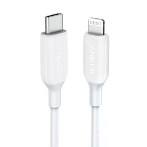 [:en]Anker PowerLine III USB-C to Lightning Cable 3ft[:ar]Anker PowerLine III USB-C to Lightning Cable 3ft White