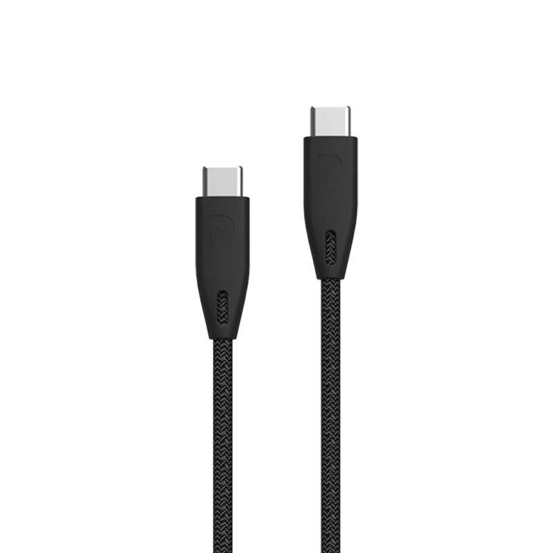 [:en]Powerology Braided USB-C to USB-C Cable - 2m / 6.6ft[:ar]باورولوجي كApple مضفر من النوع سي إلى النوع سي بـ طول 2 متر ولون أسود