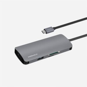 [:en]MOMAX One Link 7-in-1 Type-C Hub[:ar]موماكس وان لينك 7 في 1 Type-C - رمادي