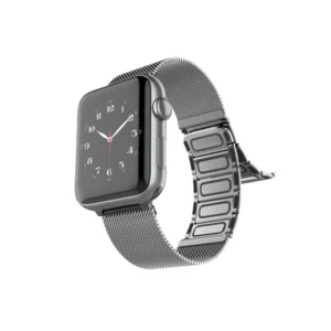 [:en]Raptic Classic Plus for Apple Watch 42/44mm[:ar]رابيتك سوار كلاسيك بلس لـ ساعة Apple الذكية مقاس 42/44 ملم - فضي
